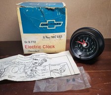 Rare 1967 1968 Camaro Chevelle Nova Floor Mounted Accessory Clock 987185 Ss 396