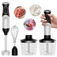 SUPERLEX 3 in 1 Hand Blender Food Mixer Stick Set Processor Whisk Chopper Fruit