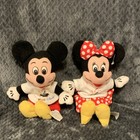 Disney Mickey & Minnie Mouse Bean Bag Plush Club Disney Set 2005 A lot of 2 — photo 1