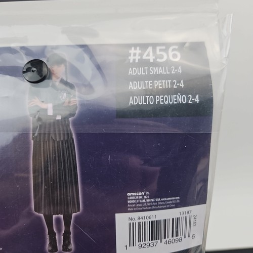 Wednesday Addams Nevermore Academy Costume Dress & Blazers Adult Small 2-4 - Picture 5 of 8