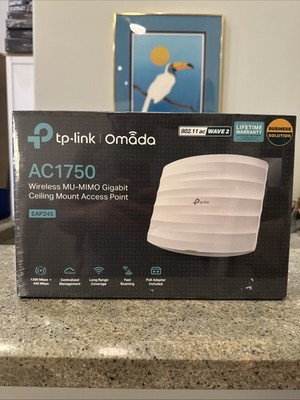 TP-Link EAP245 v3 | AC1750 Omada Wireless Gigabit Ceiling Mount Access Point NEW