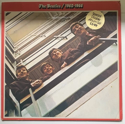 The Beatles – 1962–1966 Red Compilation LP UK Apple PCS 7172 VG+ Disc 2 Missing