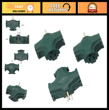 3 Outlet Grounding Adapter Splitter, Heavy Duty 3-Prong Power Tap, Multi-Plug Ex