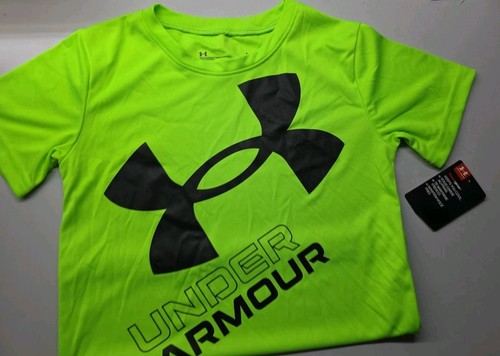 Under Armour Youth T Shirt Volt Green Black Size 6 NWT - Picture 5 of 6