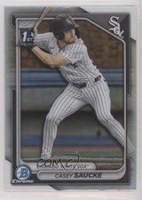 2024 Bowman Draft Chrome Refractor Casey Saucke II Casey Saucke #BDC-33 11cz