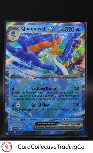 SV: Scarlet & Violet Promo Cards #035 Quaquaval ex - Picture 1 of 1