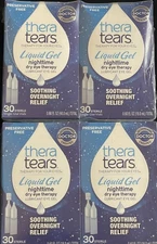New Single-Use Eye Gel Vials TwinPack 4x30 Ct TheraTears PreservativeFree 06/25