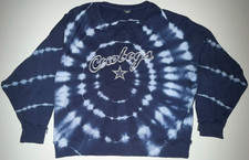 New G-III 4Her Dallas Cowboys NFL Football Sweatshirt Women's XL Tie Dye NWT 75