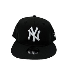 New Era 9Fifty YOUTH Snapback Hat New York Yankees Black Adjustable Cap