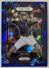 2024 Panini Prizm - Ben Rice #272 Blue Ice Prizm (RC)