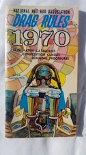 1970 NHRA Off icial Drag Rules NOS National Hot Rod Association drag racing NM