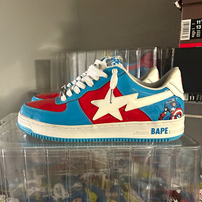 Bapesta x Marvel Captain America