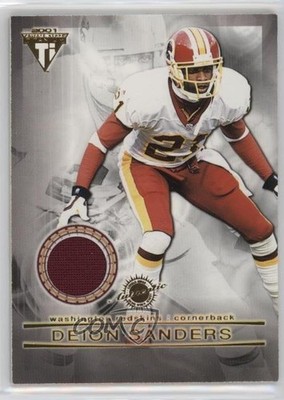 2001 Pacific Private Stock Titanium Deion Sanders Champ Bailey #125 HOF 1u6