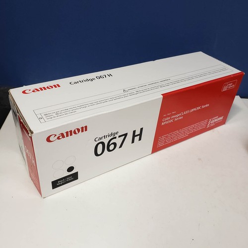CANON Genuine 067H High Capacity Laser Printer Black Toner Cartridge - New