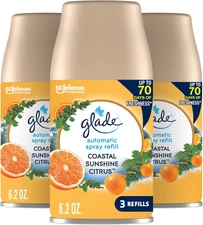 Glade Automatic Spray Refill, Air Freshener for Home and Bathroom, Coastal Sunsh