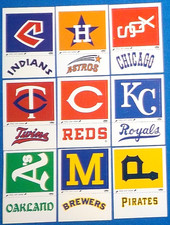 1979 FLEER GRAND SLAM REDS Royals PIRATES Twins BREWERS A's ASTROS Tribe CHISOX