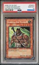 Yugioh PSA 10 Elemental Hero Wildheart GSE-EN001 Secret Ultra Rare MISPRNT