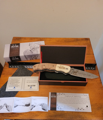 American Mint Big Game Hunting Knives White-Tail Deer~W/box #5278004~USA - READ