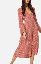 Traffic People Women's Maxi Dress Pleated Floral V-Neck Size XL