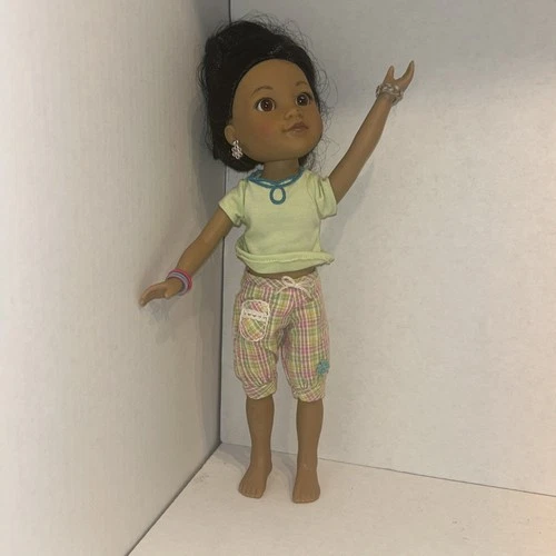 2010 Hearts for Hearts 14" TIPI Doll from Laos PURPLE EYES Playmates B2