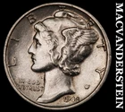 1944 Mercury Dime- Silver- Scarce High Grade Luster No Reserve #J1883