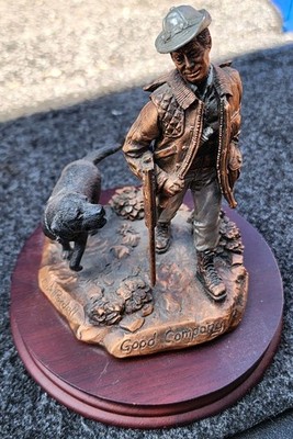 Legends Pardell Good Company Duck Pheasant Bird Dog Labrador Shotgun Sculpture