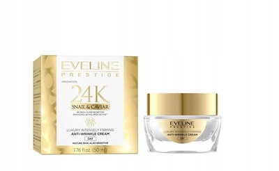 Eveline Prestige 24K Schnecken- & Kaviar-Anti-Falten-Tagescreme 50 ml