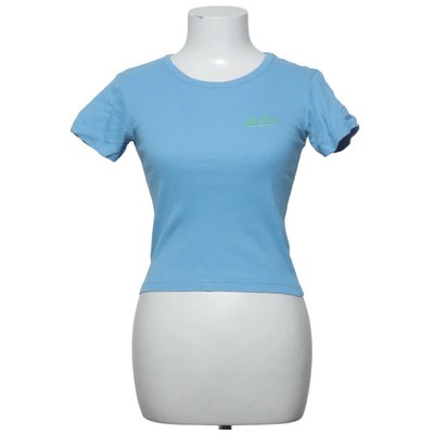 Iets Frans, T-shirt, Größe: S, Blau, Baumwolle, Einfarbig, Damen #Ilr