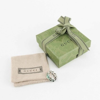 Gucci - Ring - Ineinandergreifender G Silberring Gucci Band Silber