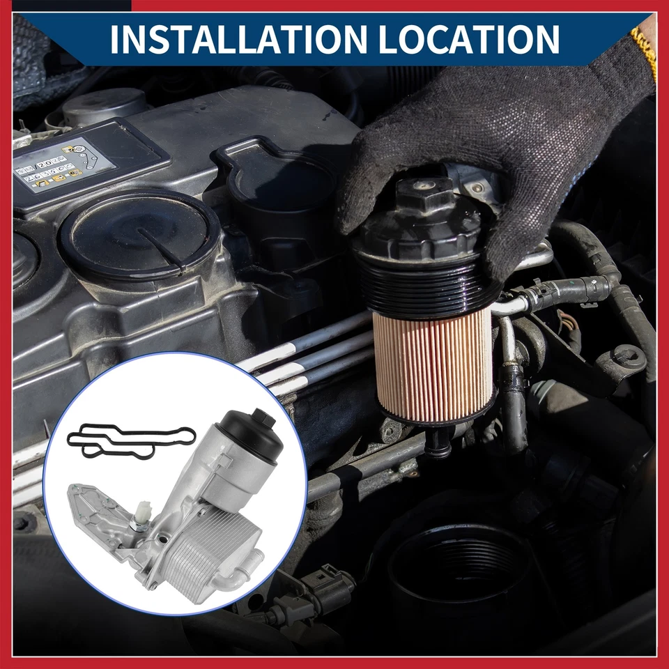 Oil Filter Housing w/ Sensors for Ford for Ranger 2005-2024 No.BB3Q6B624EA - Image 2 of 4