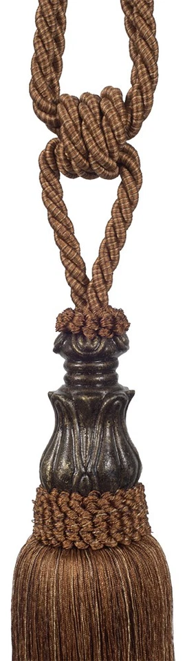 Elegance Earth Tone Tapestry Decorative Tassels - Image 2 of 3