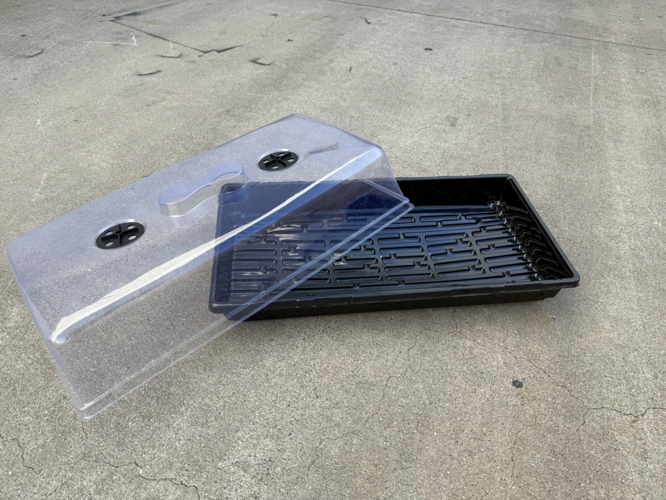 Lot 33 Vented Humidity Dome Mushroom Fruiting Incubating Chamber Kit Tray - Image 3 of 4