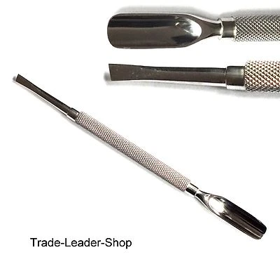 TL Hohlmeißel, Spatel, Nagelhautschieber, Nagelhaut, Nagel, NATRA Edelstahl