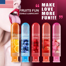 Edible Fruit Flavor Sex Lube Lubricant Gel Water Based Long Lasting Oral Sex Oil
