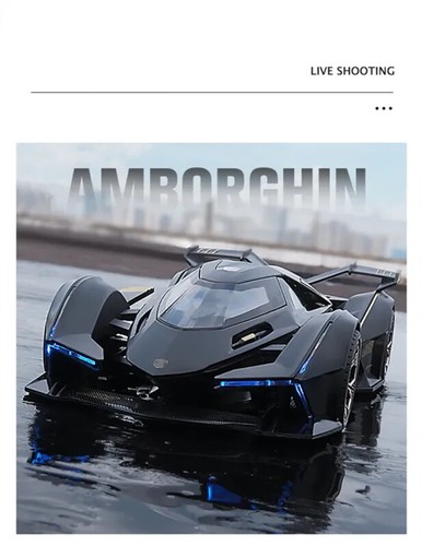 1:24 V12 Vision GT Gran Turismo Alu Lambor Sportwagen Modell Druckguss Metall zu - Bild 19 von 23