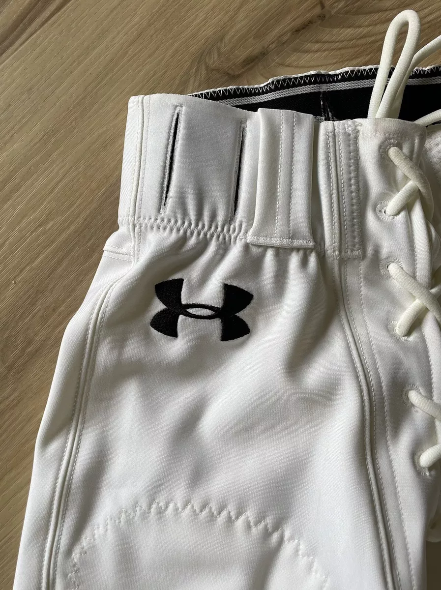 White under armour football pants sales