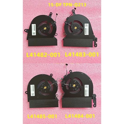 New CPU GPU Fan DC5V 0.5A For HP X360 15-DF L41482-001 L41483-001 L81484-001