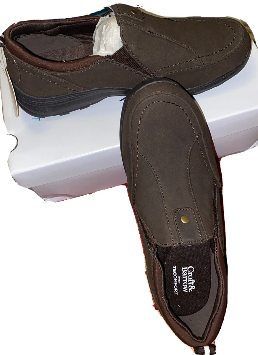 croft barrow Tempting brown women slip on shoes size 7