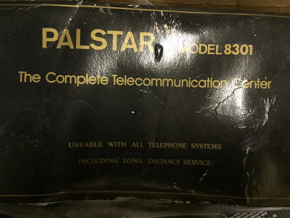Vtg PALSTAR 8301 Cassette Tape Answering Machine VOX Record A Call TELECOM - Image 2 of 4