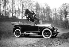 1923 Race Horse Tipperary Jumping a Car Vintage Old Photo Picture Print 5x7