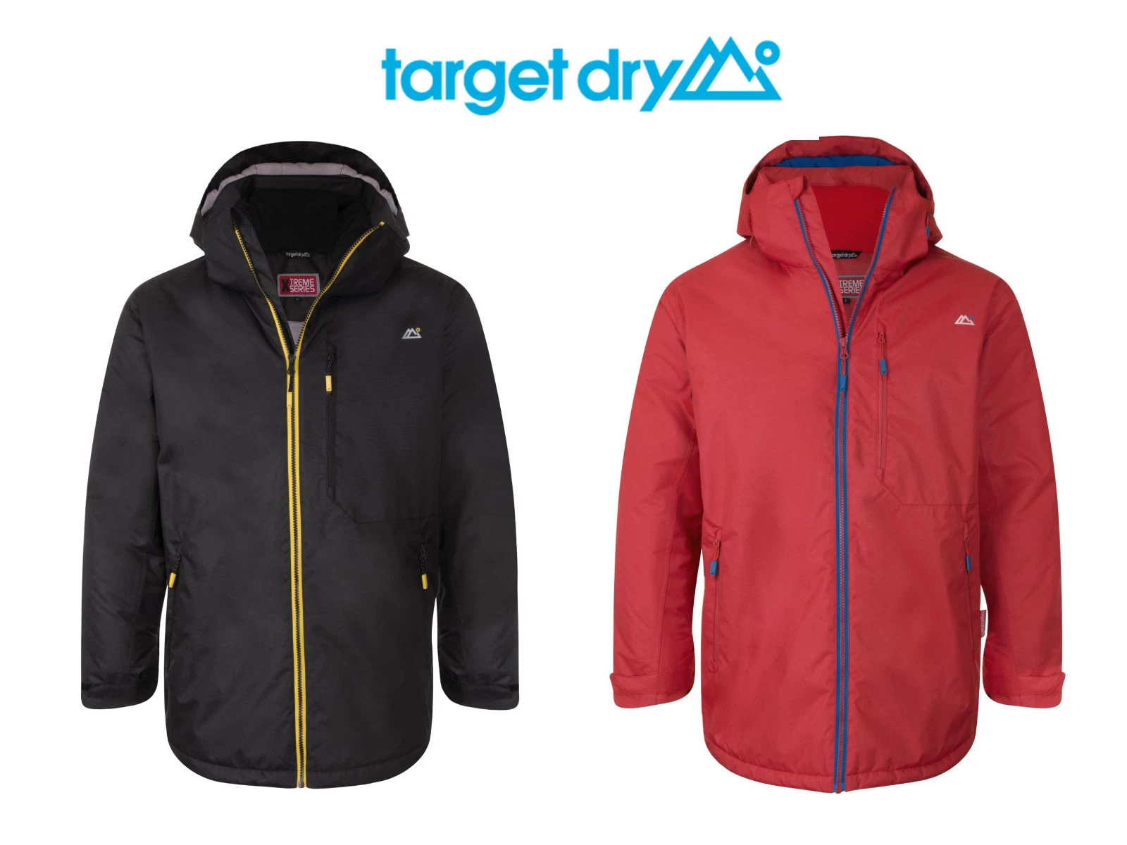 Mens Waterproof Windproof Coat Target Dry 'Endurance' Xtreme Series Rain Jacket
