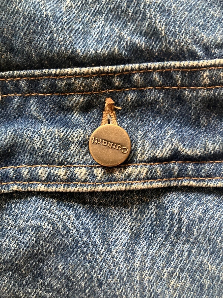 Carhartt C59DST デニムジャケット Vtg Carhartt Denim Jacket C59DST Chore Coat Blanket Detroit