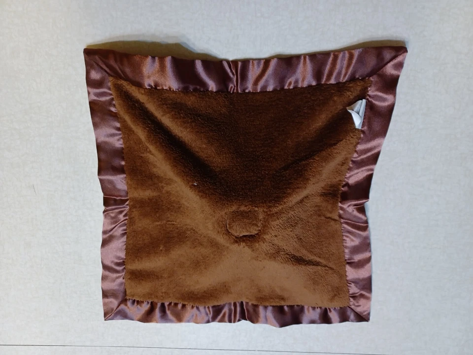 Головастики Baby милый коричневый щенок собаки соска флис атласная отделка - Изображение 3 из 4