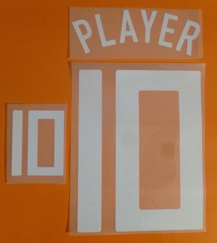 53GRADSPORT Set Flock Nummer number Trikot jersey shirt Niederlande Netherlands 2008 home