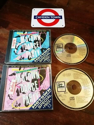 Motown Dance Party Volume 1 & 2 - Diana Ross/Marvin Gaye/Stevie Wonder 2x Cd VG - Photo 1/2