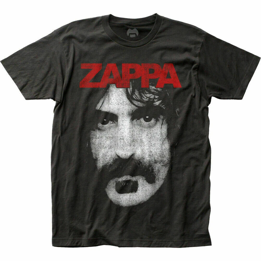 Frank Zappa ZAPPA T Shirt Mens Licensed Rock N Roll Music Retro Tee New Black