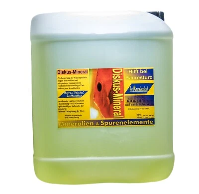 WEBER-AQUARISTIK Diskus Mineral Spurenelemente Mineralien für Discus, Welse u Salmler 5 Liter