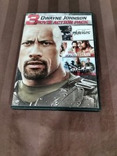 Dwayne Johnson  (The Rock) 3-Movie Action Pack (DVD) Hercules Gi Joe Pain & Gain