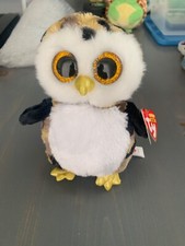 Ty Beanie Boos OWLIVER Camouflage Owl (6 Inch) MINT with MINT TAGS 