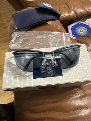 Stussy Eyewear Hudson Sunglasses Glasses Lens Gray Blue NEW Stussy Eyewear Hudson Sunglasses Glasses Lens Gray Blue NEW